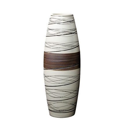 Modern Simple Countryside Fashion Creative Ceramic Vase For Model Room Floor
