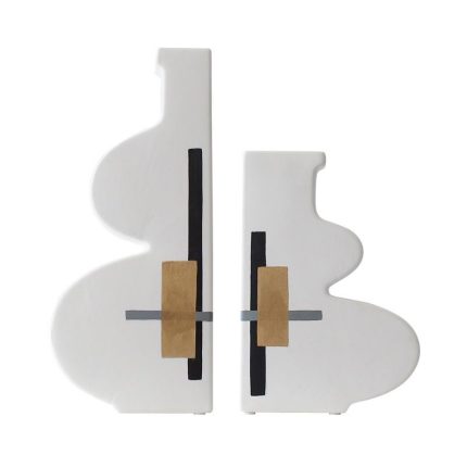 Letter Creative Geometry Modern Minimalism Fashion White Black Ceramic Plant Vase For Office Decor