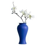 Nordic Large Blue Modern Simple Creative Hand Made Ceramic Vase For TV Bench Decor