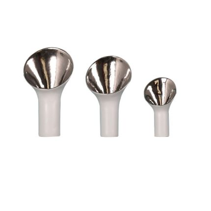 Earphone Silvering Chinese Jingdezhen Modern Simple Ceramic Vase For Indoor Decor