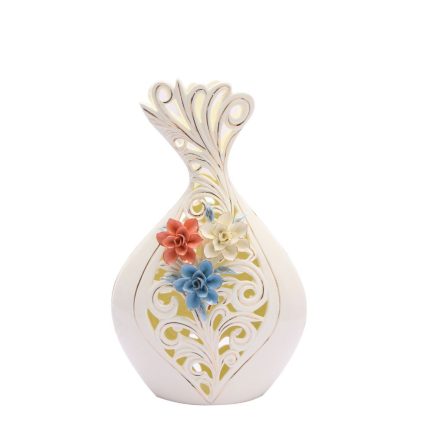 European Creative Large Ceramic Vase Gild Modern Simple For Showroom Table Decor