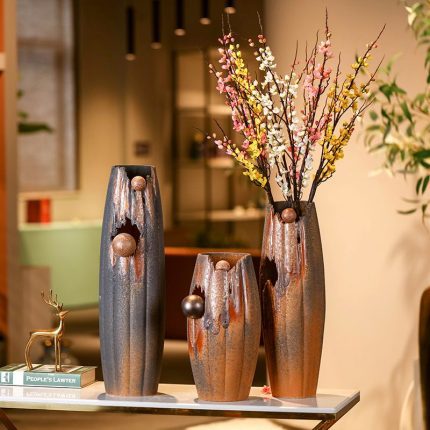 Brown Tree Ceramic Plant