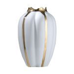Jingdezhen Retro Fashion European Style Large White Ceramic Vase For Home Hallway Decor