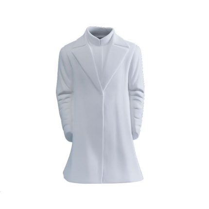 Creative Fashion White Wind Coat Clothes Jingdezhen Ceramic Vase For Living Room