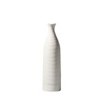 Grace Elegant Large White Hand Made Simple Ceramic Vase For Coffee Shop Living Room