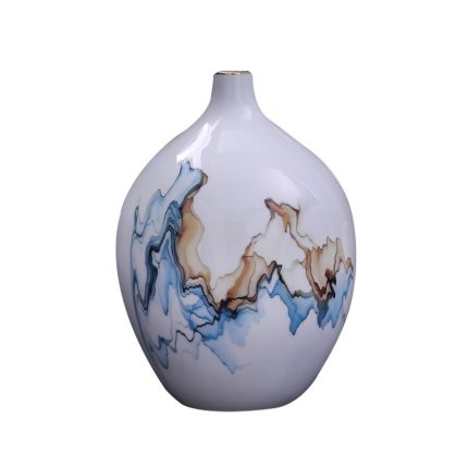 New Chinese Luxurious Colorful Water Drop Jingdezhen Ceramic Vase For Showroom