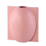 Nordic Irregular Unique Colorful Mold Ceramic Vase Creative Soft Decoration For Showroom Office