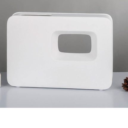 Rectangle Nordic Style Art Large Red White Black Geometric Ceramic Vase, Living Room Decoation